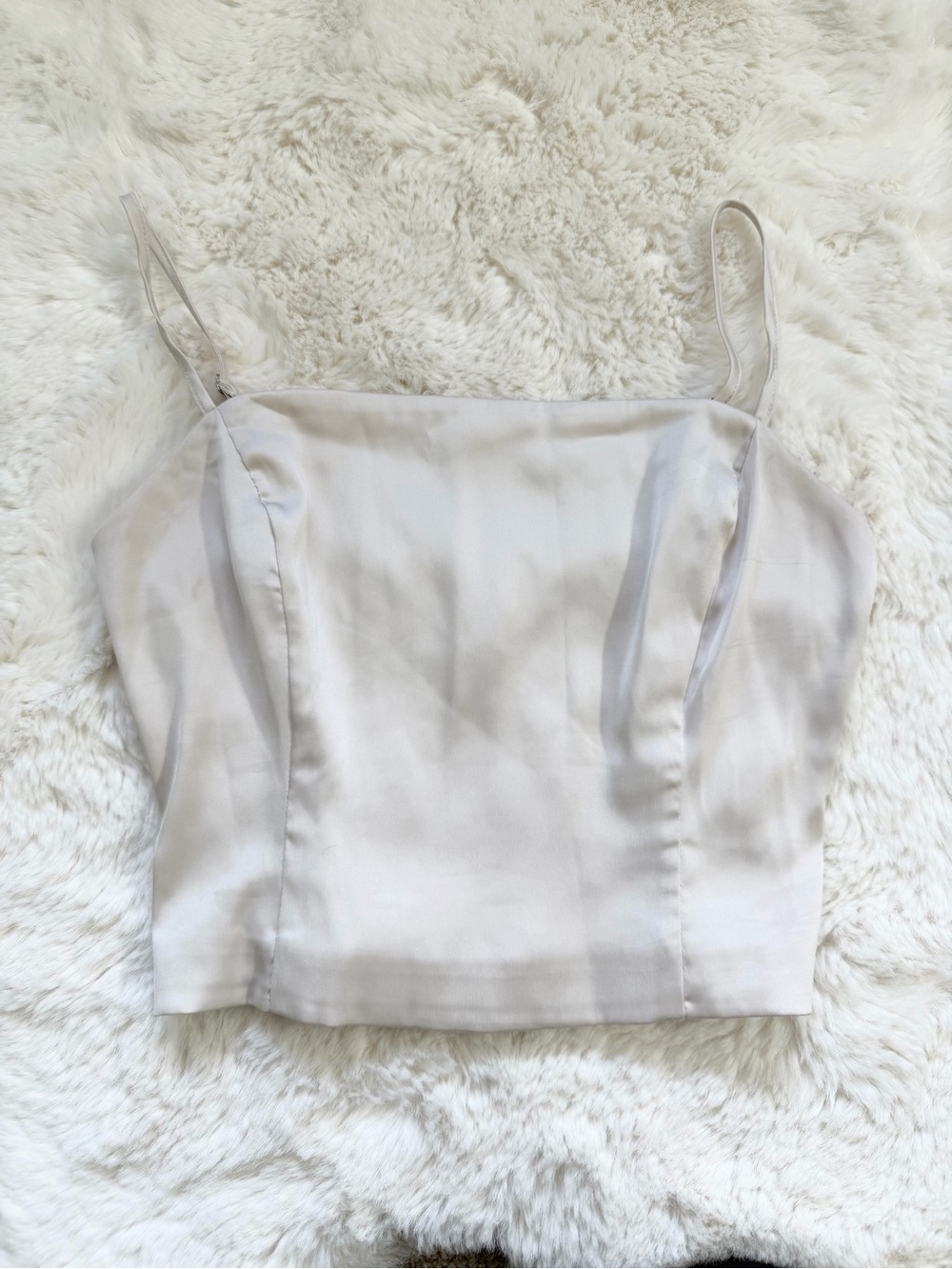 Aritzia Satin Cami Top XS - Cream